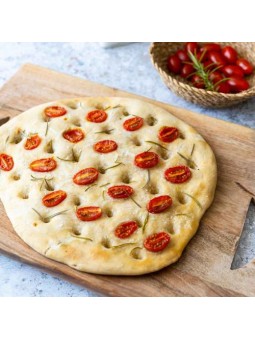 Focaccia aux tomates cerises