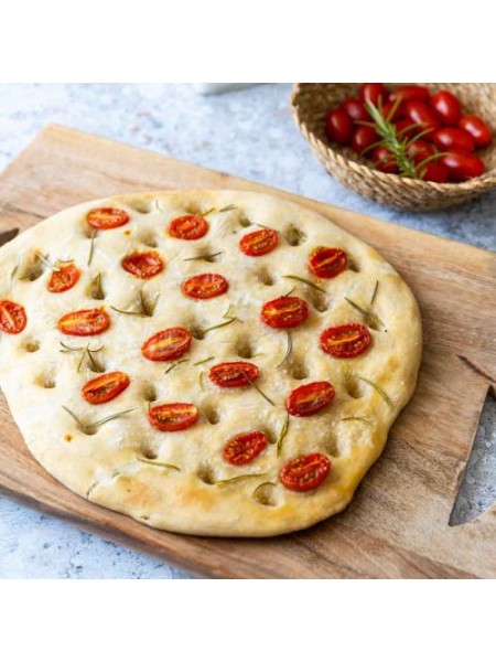 Focaccia aux tomates cerises