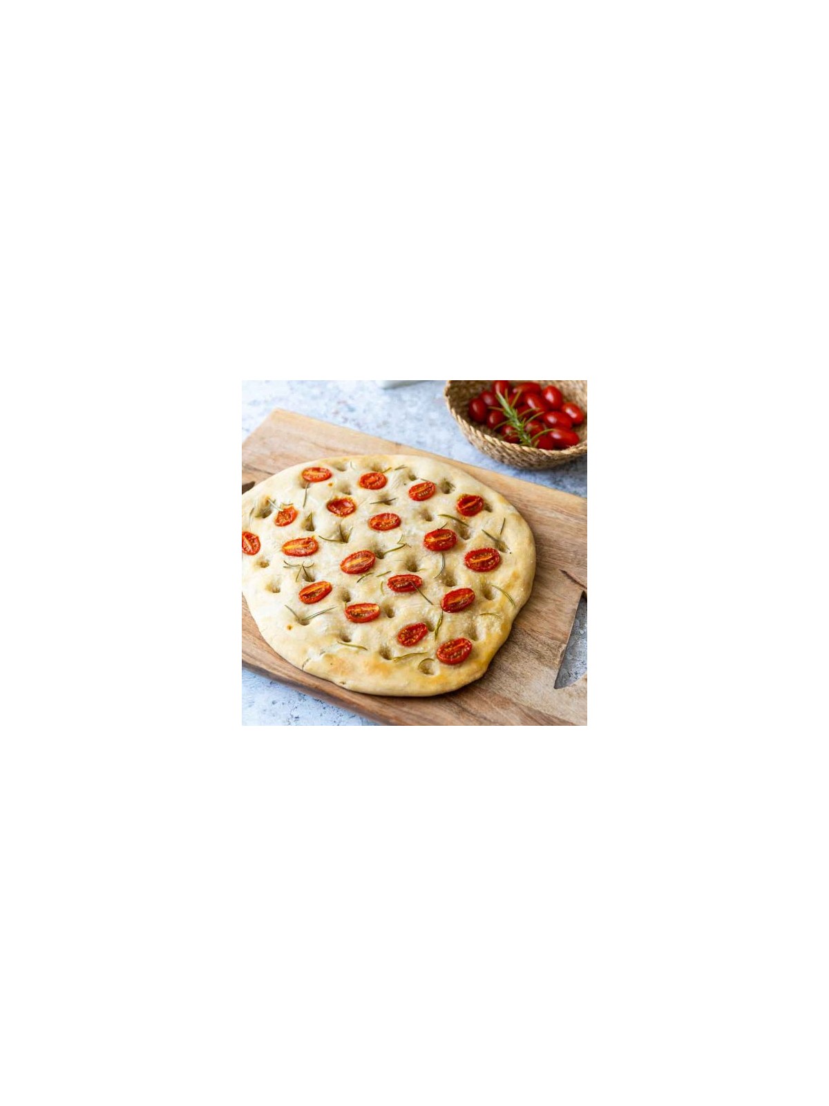 Focaccia aux tomates cerises