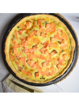 Quiche au saumon