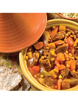 Tajine d'agneau au safran et à la cannelle