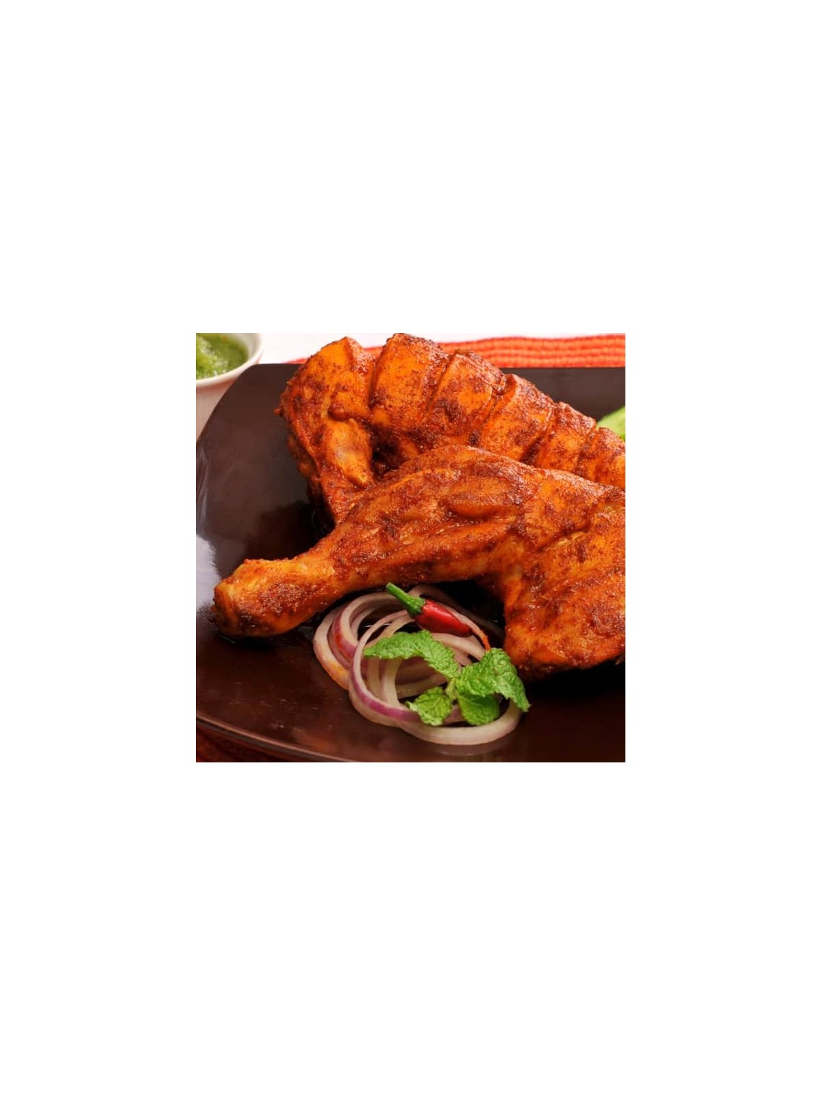 Poulet tandoori à la sauce de coriandre