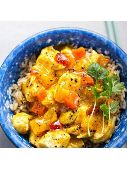 Poulet à l'ananas à la cubaine