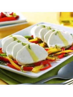 Mozzarella aux poivrons et au prosciutto